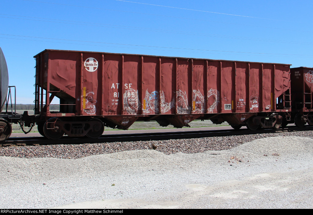 Santa Fe Coal Hopper - Now Tie Service Car